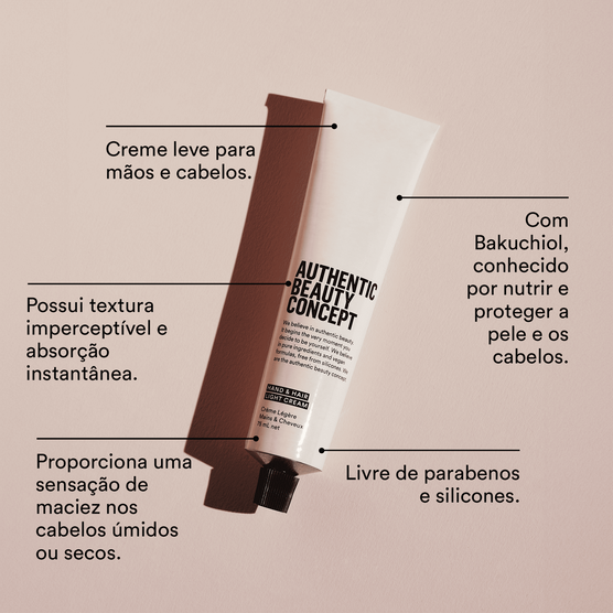 Creme para Cabelos e M&atilde;os Authentic Beauty Concept Beyond Hair